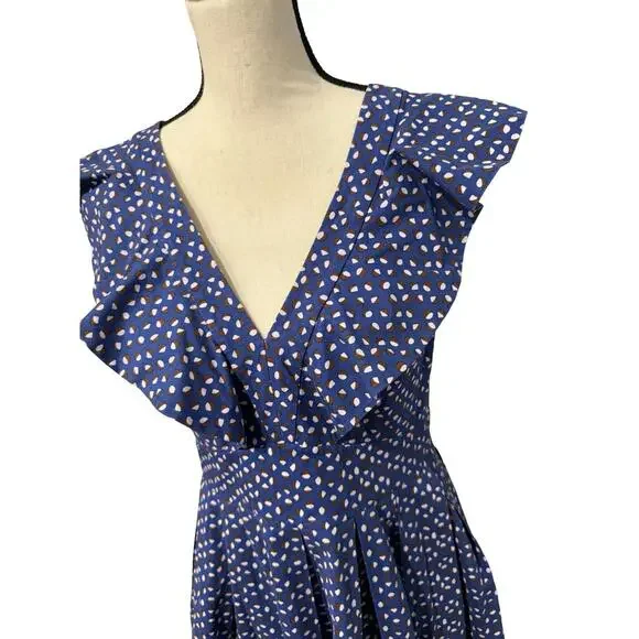 Kate Spade Blue Dress Size 8 - Picture 2 of 5